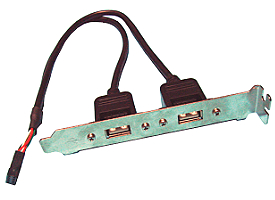 USB A Type Femalex2 TO DP2.54 2x5P HSG