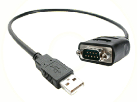USB Male to RS-232 Port